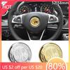 Car Sticker 1pcs 52mm 58mm Car Steering Wheel Sticker Auto Interior For Mercedes Benz AMG W212 W213 W205 W177 V177 W247 W176 GLA