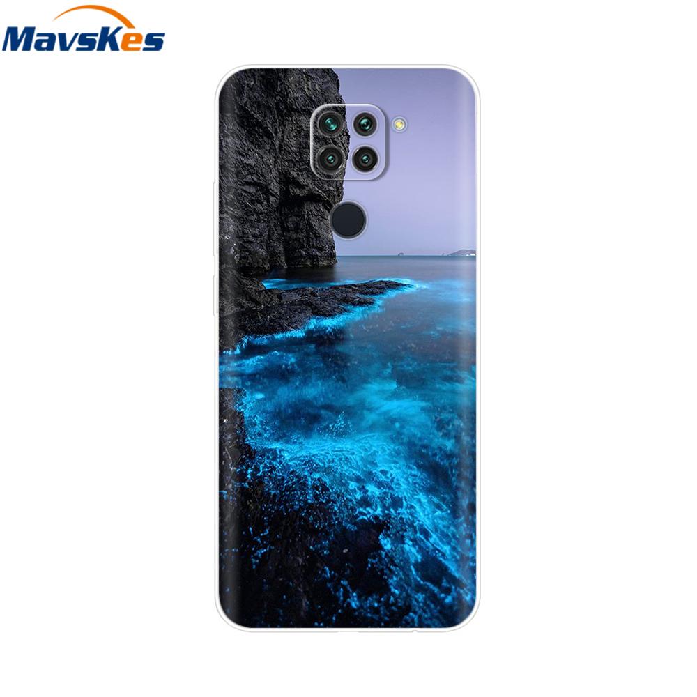 Phone Case For Xiaomi Redmi Note 9 Case 6.53'' Soft Silicone TPU Back Cover for Xiaomi Redmi Note 9 Note9 Case Coque Fundas Para