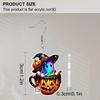 Gothic Pumpkin Cup Colorful Ghost Acrylic Earrings for Women Exquisite Star Pumpkin Earrings Halloween Earrings Holiday Gifts