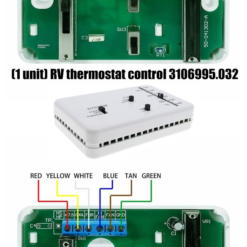 Universal Motorhome Climate Control Thermostat For Multiple Models for Hassle Free Installation Across Various Motorhome Types