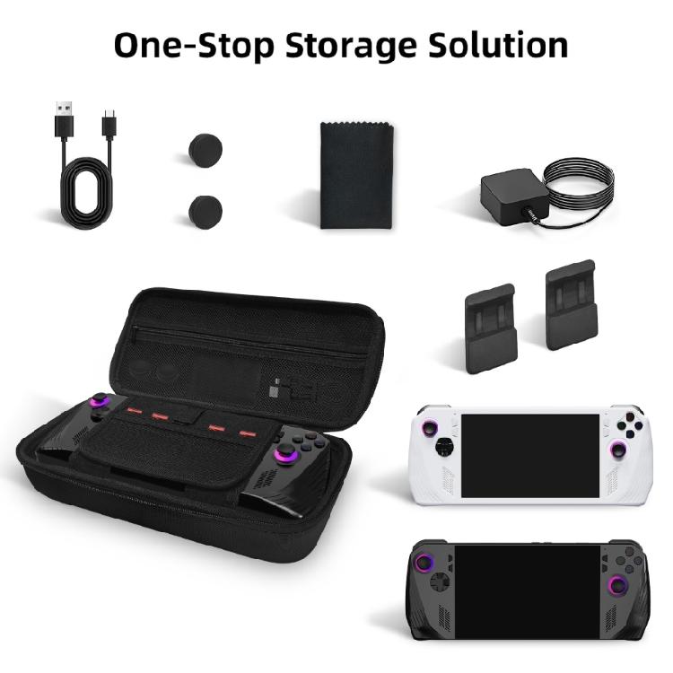 Game Console Pouch Storage Bag Shockproof Protector Case with Pocket & Handle Scratchproof Bag