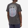 Stone Island Ss22 Logo Print Crew Neck Short Sleeve T-Shirt Men Tops Charcoal 76152NS94-V0065