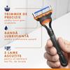 Gillette Fusion5 Men's Razor, 1 Razor Handle with 5-Blade Refills, Precision Trimmer, 5 Blades for a Close and Long-Lasting Shave
