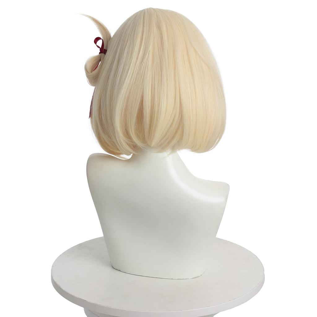 Nishikigi Chisoku Cosplay Licorice Costume Includes Wig Net [Excellent Quality] Wig, Recoil, Anime, Heat-Resistant, Accessory, Parties, Events,