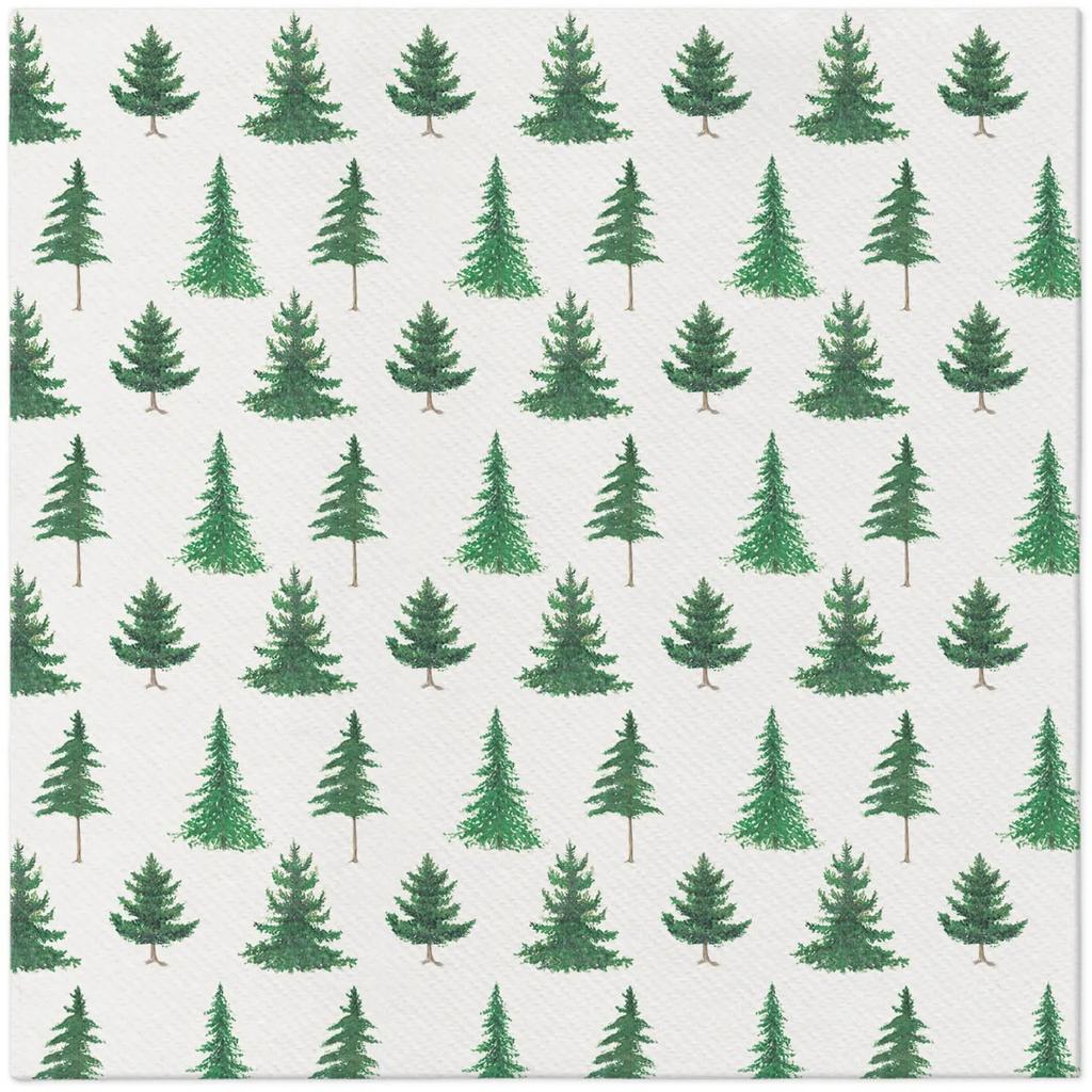 Premium Airlaid Cutlery Napkin Bags "Christmas Night" 40 X 40 50 Pcs