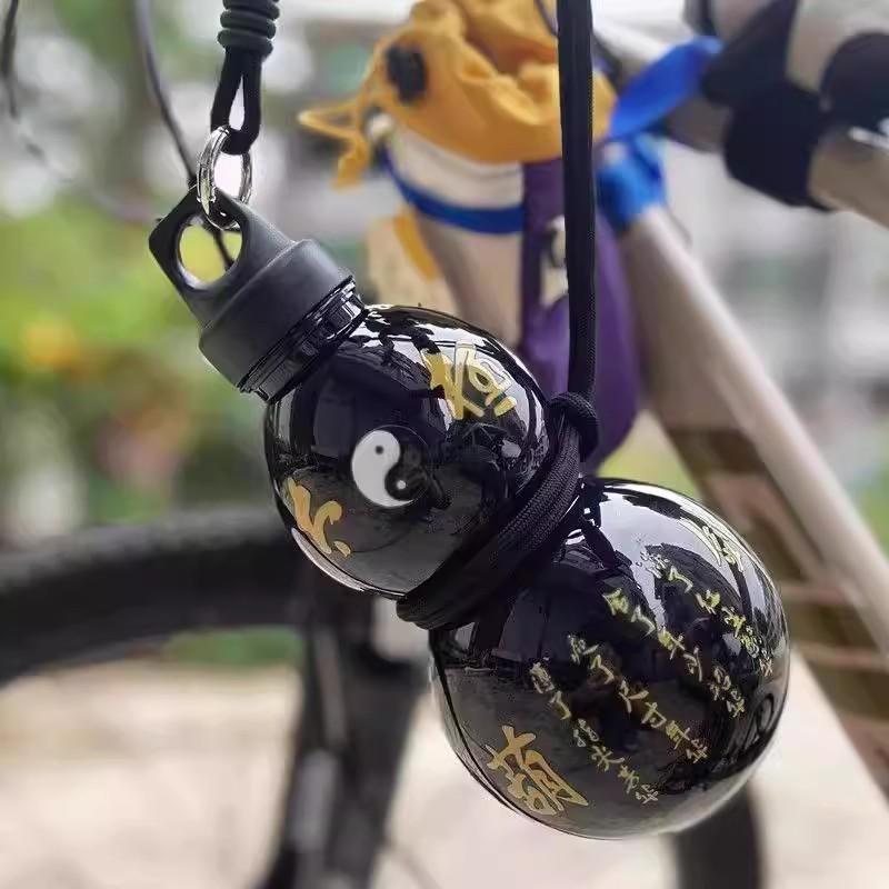 800ml Large Capacity Gourd Water Bottle Child Water Gourd Kettle Chinese Style Leakproof Water Jug for School Sport Water Kettle
