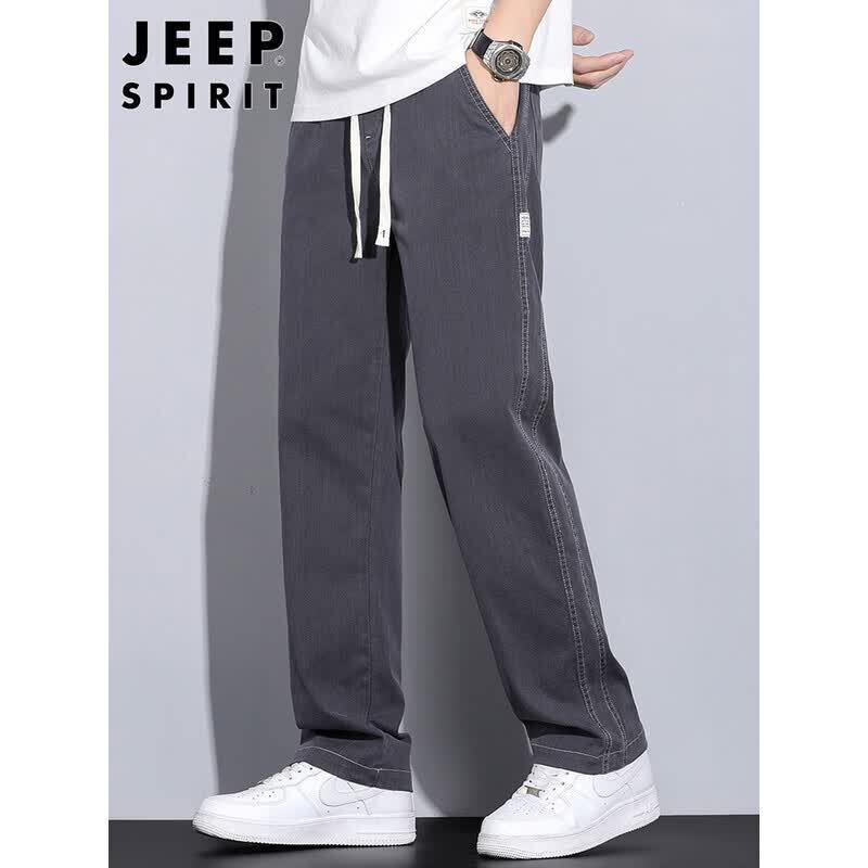 JEEP SPIRIT Men s Relaxed Straight-Leg Denim Jeans 4XL