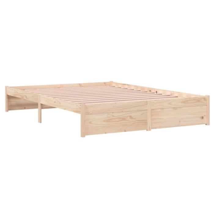 VidaXL Bed Frames Solid Wood 140x190 Cm 814929