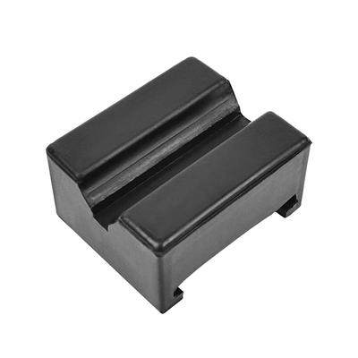 Universal Fit Rubber Pad for Car Lift Jack Stand; Slotted Adapter for Welds Protection; Jack Pad Accessory For Floor