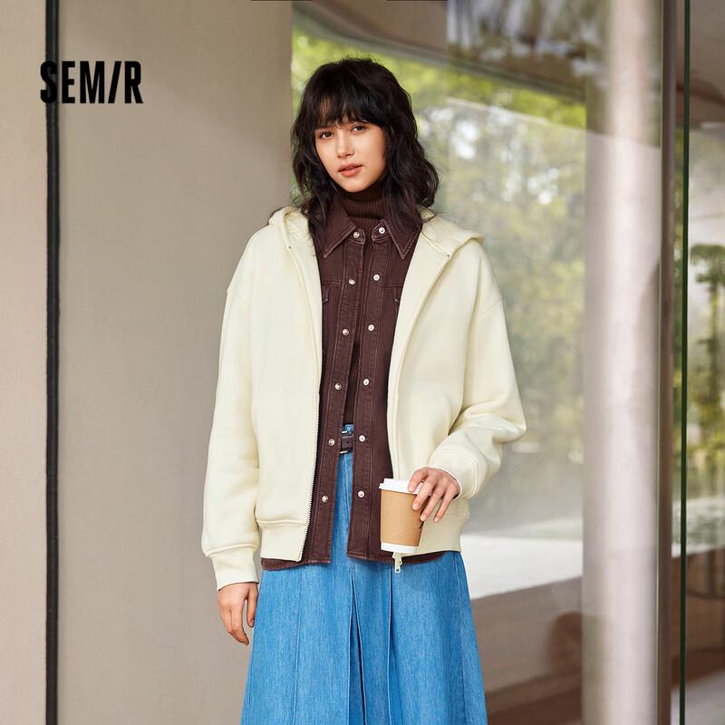 Semir Women's Loose Fit Fleece Hooded Jacket
