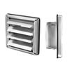 4/5/6inch Air Vent Duct Grill Stainless Steel Grille Duct Vent Cover Ventilation Exhaust Grille Cover Outer Wall Rainproof Cap