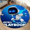 ASTRO BOT Custom Name Round Area Rug,Carpet Rug for Living Room Bedroom Sofa Playroom Decor,Non-slip Floor Mat