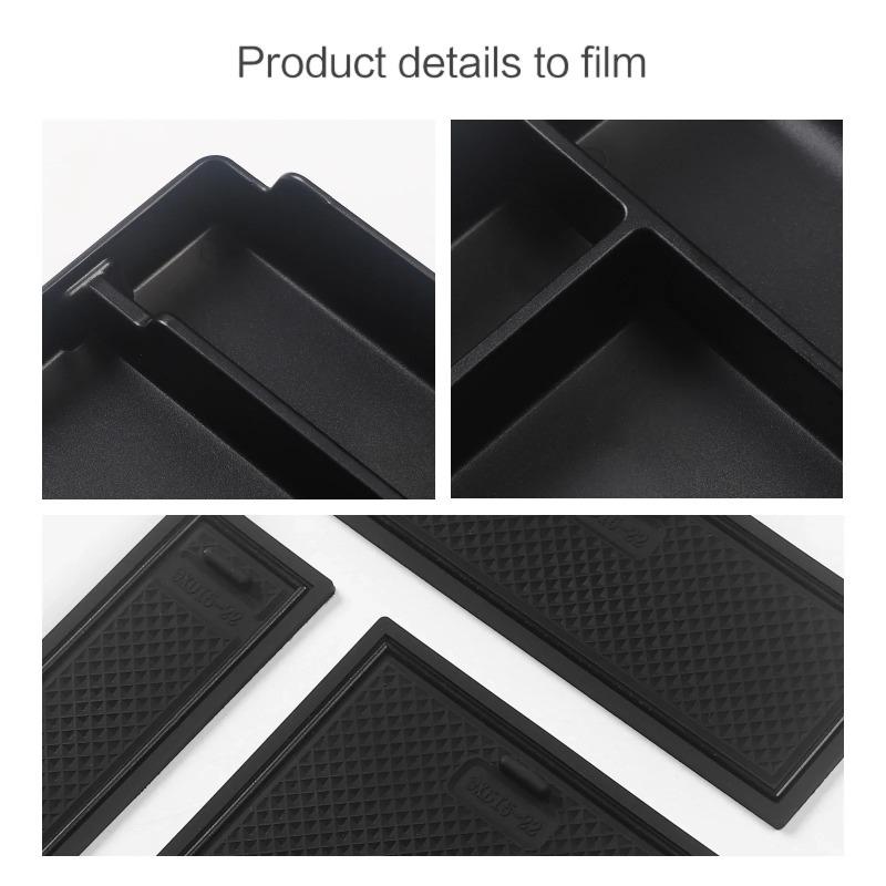 For Hyundai IONIQ 5 Car Central Armrest Storage Box Center Console Tray Organizer Interior Tidying Car Accessoriesr Gadget