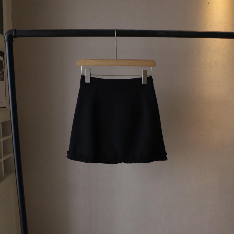 2025 Spring/Summer Korean High Waist A-Line Skirt - Versatile, Hip-Hugging, Short Skirt for Women, Style 3673