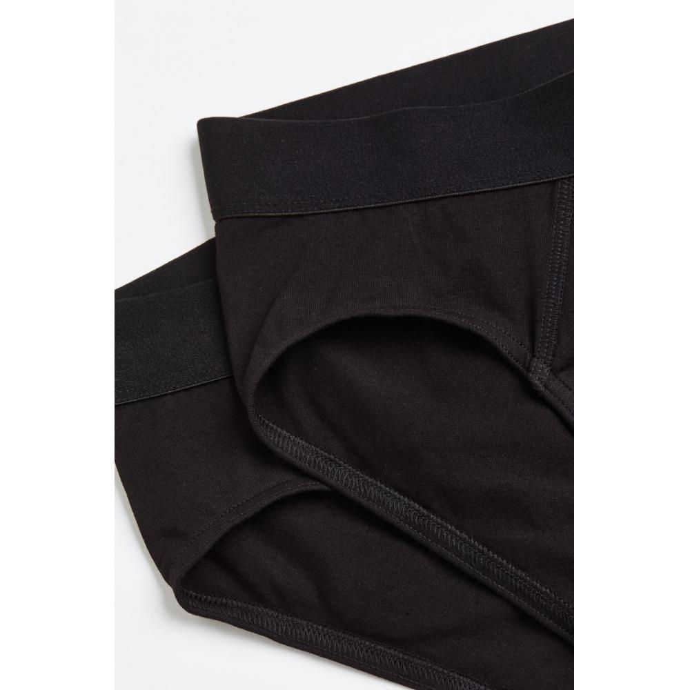 H M Briefs 3 Piece Set Lycra Black