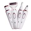 4 In 1 Painless Hair Removal Epilator Rechargeable Trimmer Women Body Razor Face Leg Armpit Bikini Pubic Shaver Hair Remover