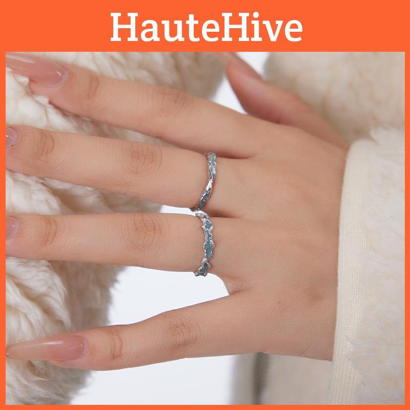 Modischer Verstellbarer Offener Ring für Damen Schicker Kupferschmuck mit Trendigem Design