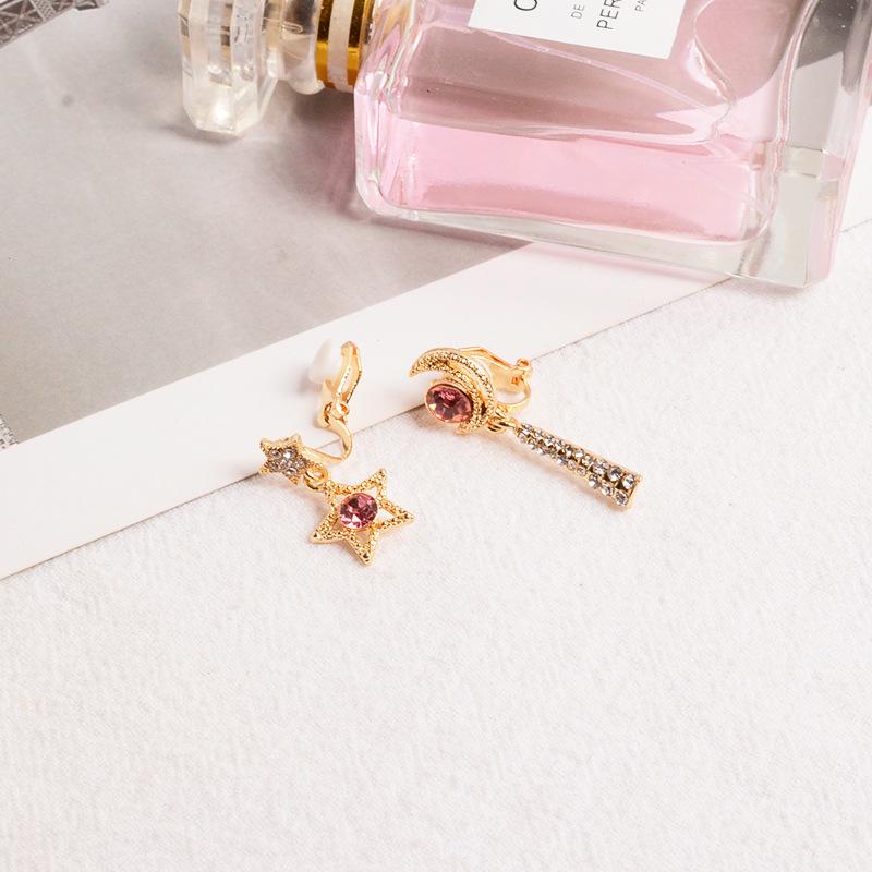 S925 Silver Needle Full-Diamond  Asymmetric Earrings for Women Exquisite Ear Drops Jewelry