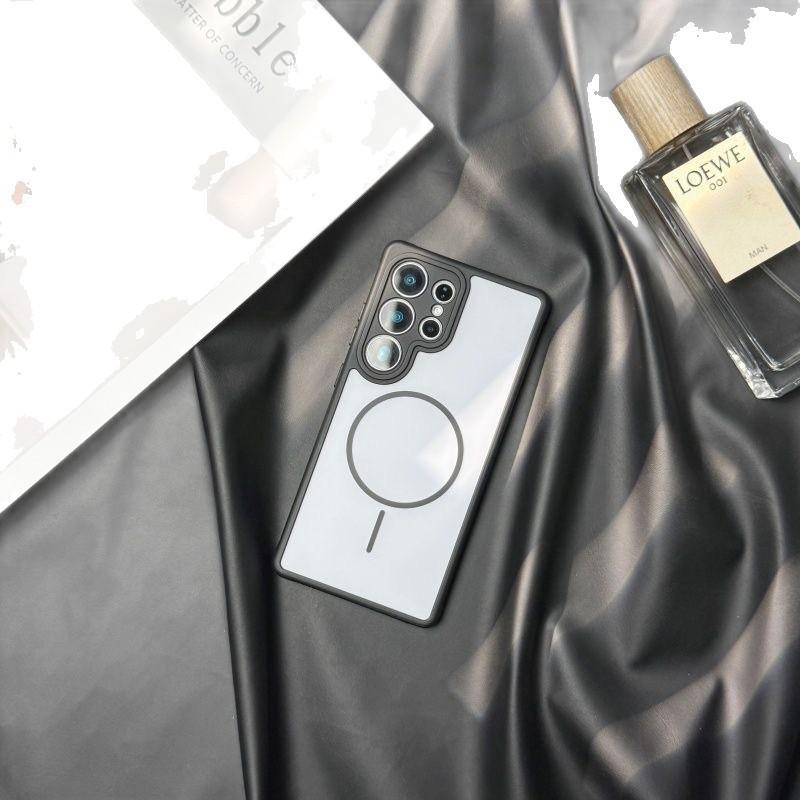 Applicable to Samsung S26ultra mobile phone case Magnetic suction S25/S23ultra protective case Anti-drop s24 premium all-inclusive
