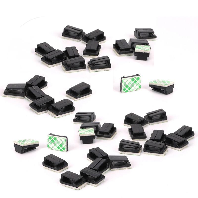 Автомобильный самоклеящийся зажим для кабеля, зажимы для управления проводами автомобильного видеорегистратора, органайзер для кабеля GPS-данных, держатель для шнура, фиксированные зажимы