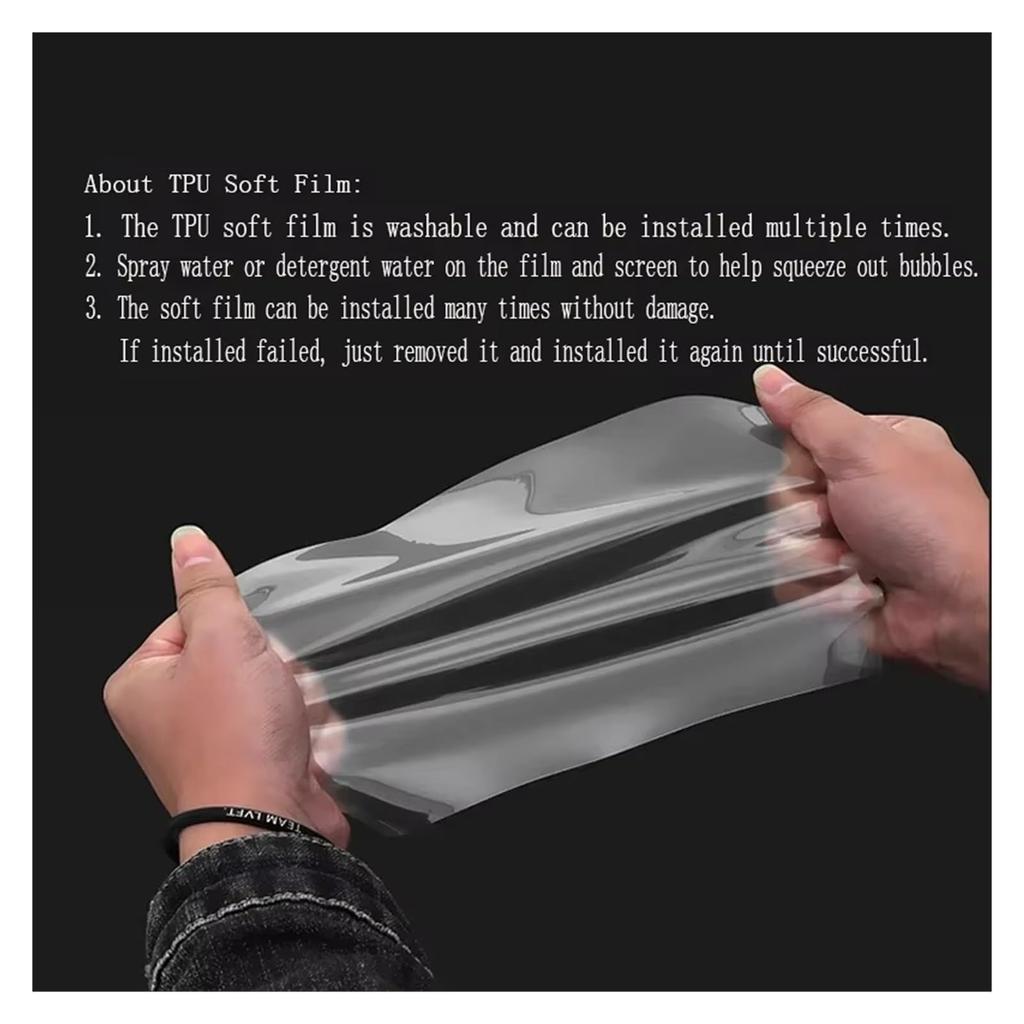 For GLA H247 2019-2023 Car Central Control Screen Anti-Scratch Clear Protective Film GPS Car Navigation Guard Guard Guard (TPU film)