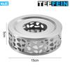 TEEFEIN Tea Warmer Stainless Steel Teapot Warmer Tea Coaster Coffee Warmer