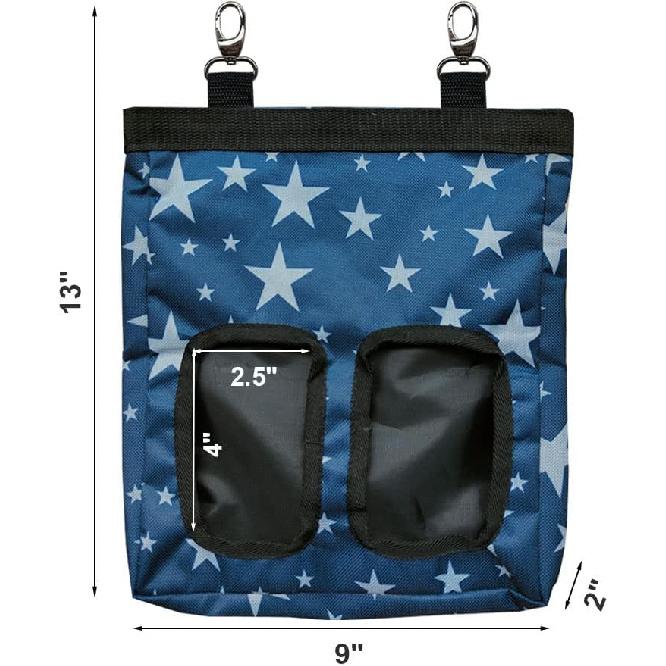 Hanging Hay Feeder Bag for Guinea Pigs, Bunnies, Chinchillas. Stars