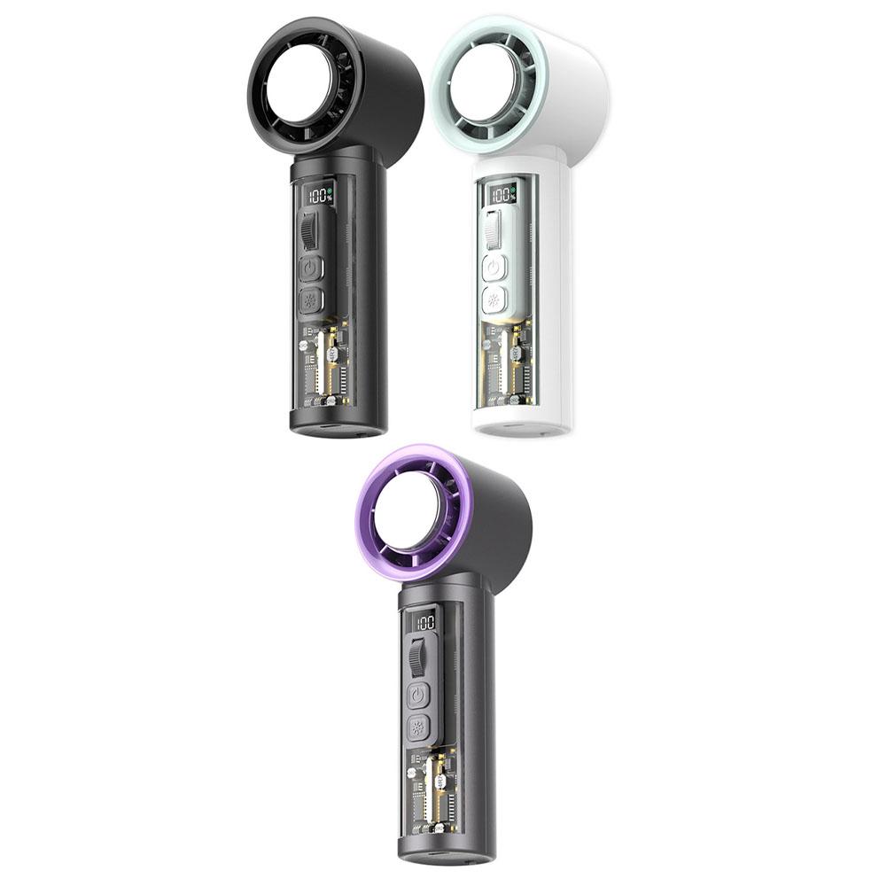 Compact Fan Mini Fan Camping Trips Versatile Use 4000mAh Battery Adjustable Speed Settings Comfortable Airflow For Camping