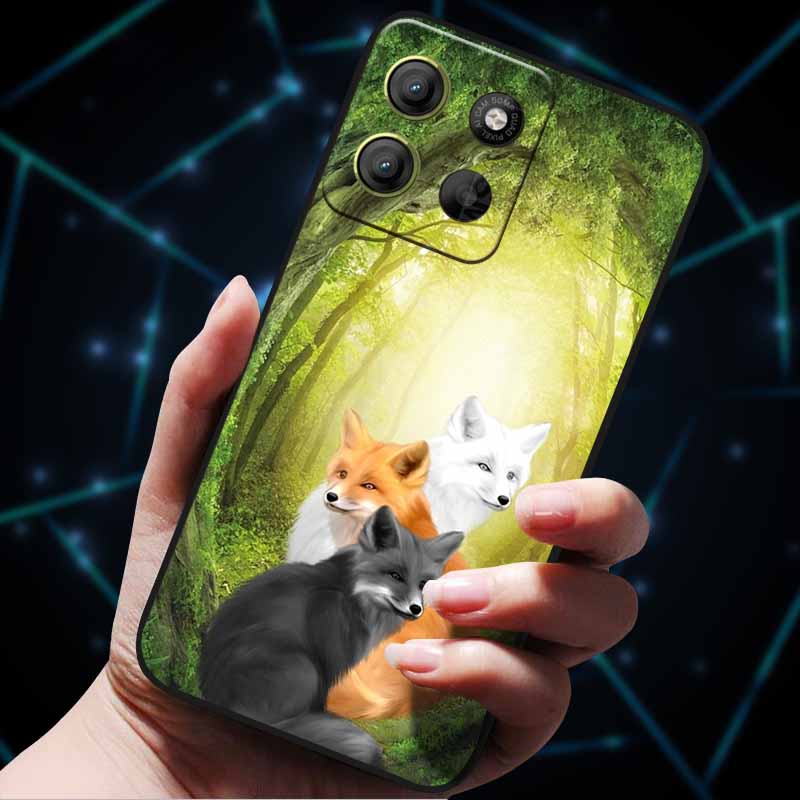 For Moto G15 4G Case Painted Cats Soft Silicone Lovely Back Case for Motorola Moto G15 Power G 15 Phone Cover MotoG15 etui Funda