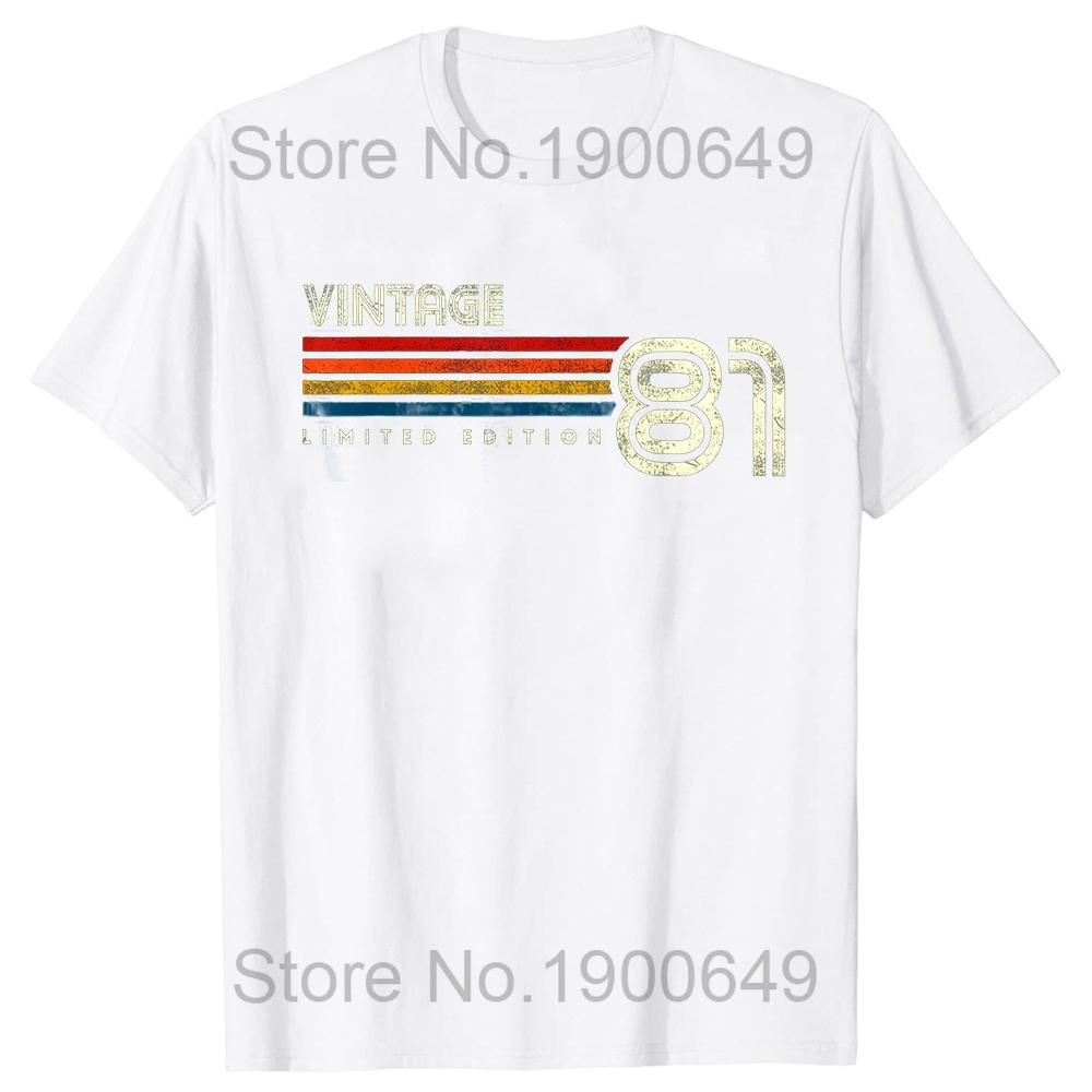 Funny Made In 1981 Limited Edition Classic T Shirts Summer Graphic Cotton Streetwear Short Sleeve Birthday Gifts Tshirt Men
