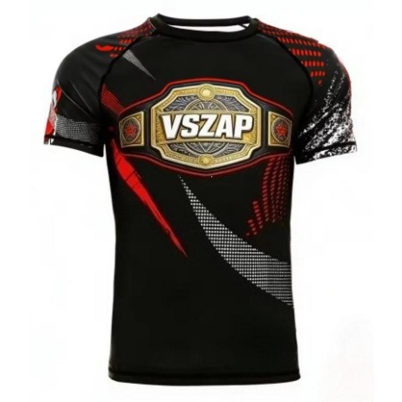 Summer 3D Printed Men's T-Shirt Fashion Sports Fitness Short Sleeve Men's Cool Hip Hop Clothing