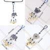 1PC blue tassel hanging decorative pendant wall mounted decorative wind chime car pendant