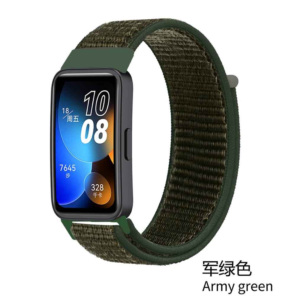 Nylon solo loop strap for Huawei Band 10 9 8 7 bracelet wristband replacement belt accessories Huawei band 10 breathable Correa