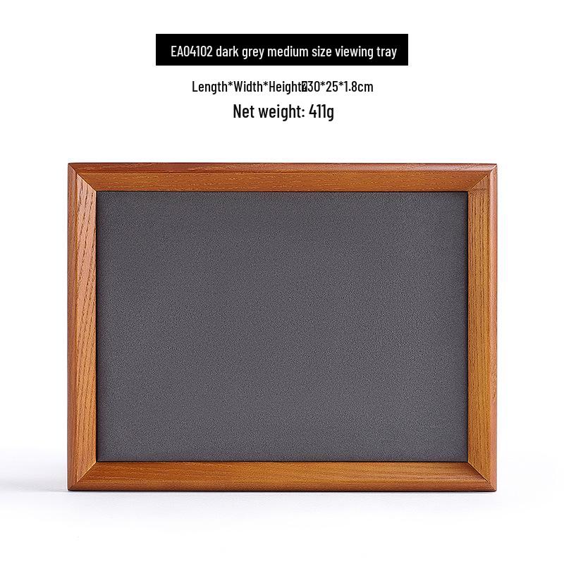 Antique Wooden Jewelry Display and Storage Tray for Rings, Necklaces, and Bracelets