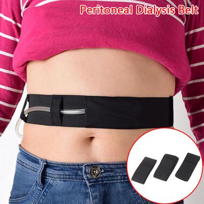 Black Peritoneal Dialysis Conduit Belt Adjustable Breathable Abdominal Support