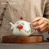 Vintage Ru Porcelain Ceramic Tea Maker Customized Filter Beauty Tea Pot Household Tea Sets Chinese Ceremony Supplies 230ml