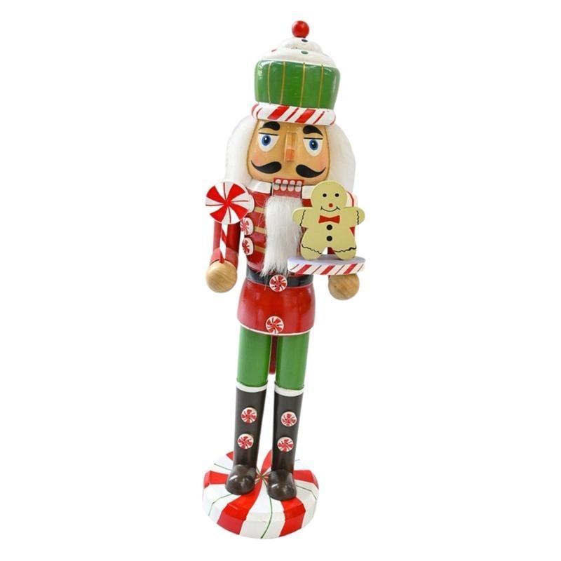 Delicate Nutcrackers Ornament 38cm Christmas Tabletop Display Decoration