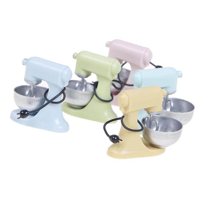 1:12 Dollhouse Miniature Kitchen Modern Mixer Model Furniture Accessories Toys