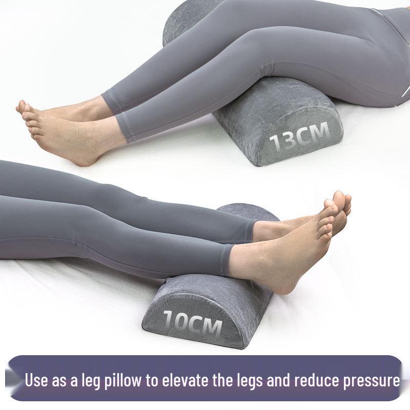 Ergonomic Half-Cylinder Cervical Pillow for Neck Support and Traction