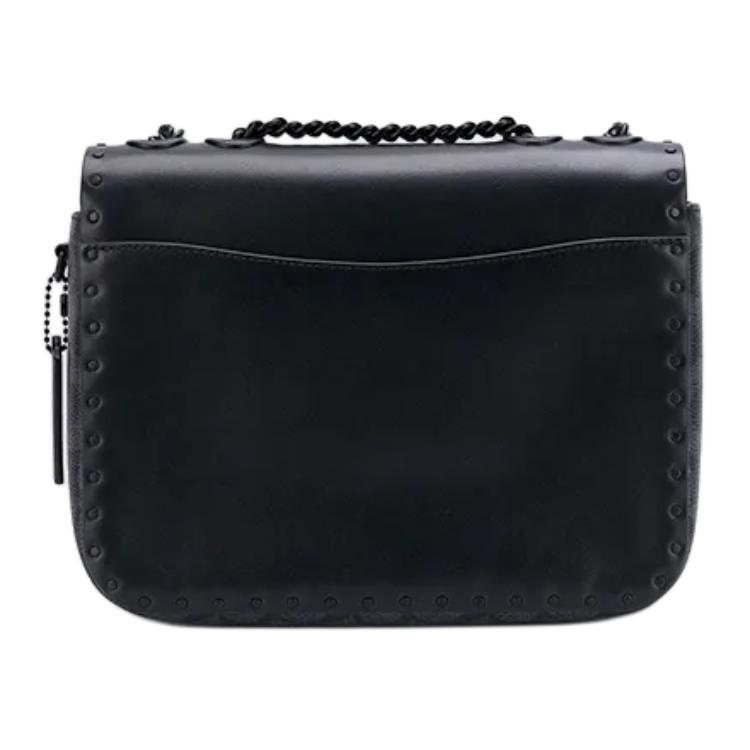 Coach Madison 24 Camellia Logo Turnlock Crossbody Bag Women Crossbody Bag Charcoal-Gray CW454-MWQV8