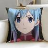 anime Plunderer Cushion Cover Soft  EasyWash Pillow Case  Versatile for Couch Bed Travel and Office