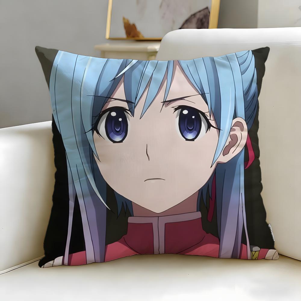 anime Plunderer Cushion Cover Soft EasyWash Pillow Case Versatile for Couch Bed Travel and Office