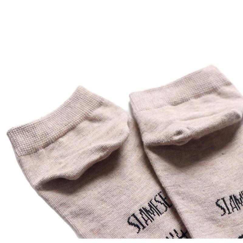 Spring/Summer Women's Cotton Ankle Socks - Japanese Style with Cartoon Animals