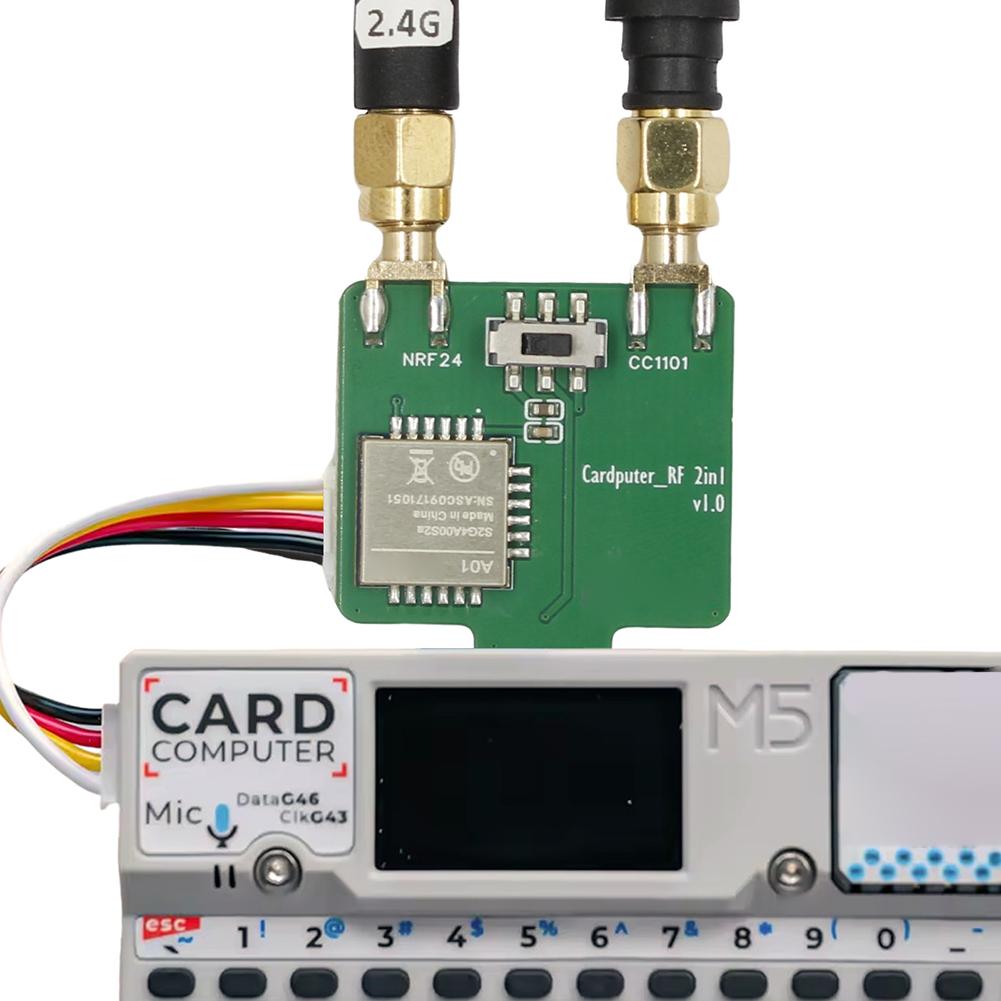CC1101 433MHz Modul für M5Stack Cardputer CC1101 433MHz RF Modul 2in1 mit Bruce Firmware Vollständig kompatibel mit RF CONFIG Menü