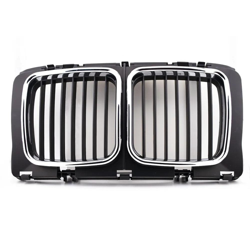 For BMW 5 Series E34 Front Center Grill For Daily Driving Black Chrome Front Grill OEM Standard Quality ABS Plastic Construction China Mainland