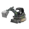 Press Gear Construction Vehicle Toy Realistic Kids Excavator Engineering Car Toy with Movable Digging Arm Toddlers Boys Educational Digger Truck