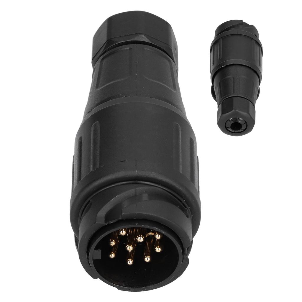 12V 13Pin Trailer Plug Adapter Wiring Connector Accessory for European Standard Car RVs Caravans