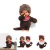 Delightful 20cm Monchhichi Plush Toy With Soft Pvc Hands And Face For Unisex Play