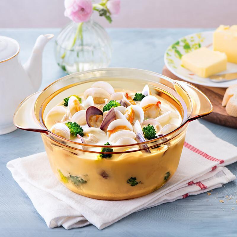 

VISIONS Flair 1.6L Glass Casserole Pot