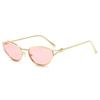 Cat Eye Small Frame Metal Uv400 Protection Fashion Sunglasses Unisex